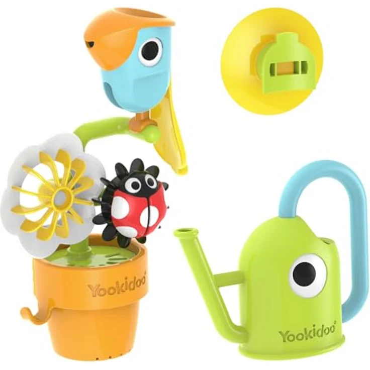 Yookidoo Pour N Spin Tipping Bird, Badespielzeug für Kleinkinder mit interaktivem Wasserspiel, ideal ab 18 Monaten – Bild 3