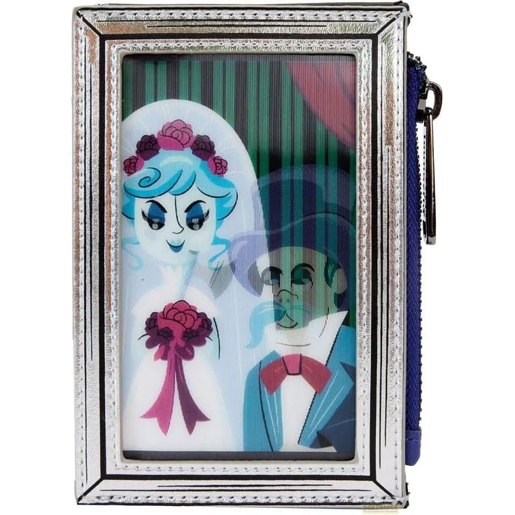 Loungefly, Portemonnaie, Haunted Mansion by Loungefly Karten-Etui Black Widow Bride, Schwarz