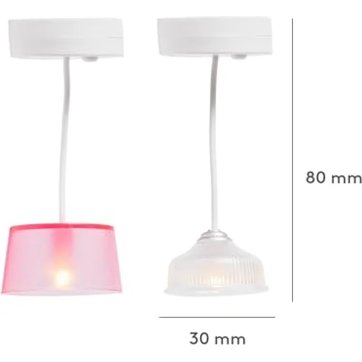 Lundby Puppenhausmöbel Puppenhauszubehör, 2 Teile, aus natürlichen Materialien, ab 4 Jahren – Bild 4