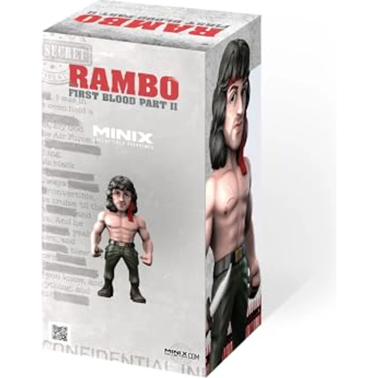 MINIX Rambo Figur mit Bandana, 12 cm Sammlerstück für Ausstellung und Geschenkidee für Fans von TV & Kino - MN14576 – Bild 4