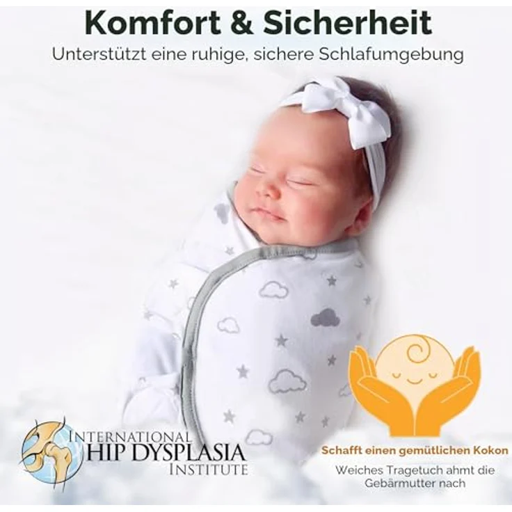 Mama Cheetah 4 Stück Bio-Baumwolle Baby Puckdecken, 3-6 Monate, atmungsaktiv und schweißabsorbierend, für Jungen und Mädchen – Bild 3