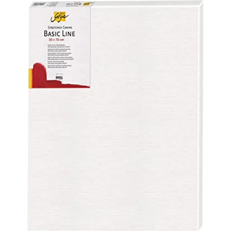 KREUL 63070 - Solo Goya Stretched Canvas Basic Line, Keilrahmen ca. 30 x 70 cm, mit Leinwand aus Baumwolle 4 fach grundiert, ideal für Öl, Acryl-und Gouachefarben – Bild 1
