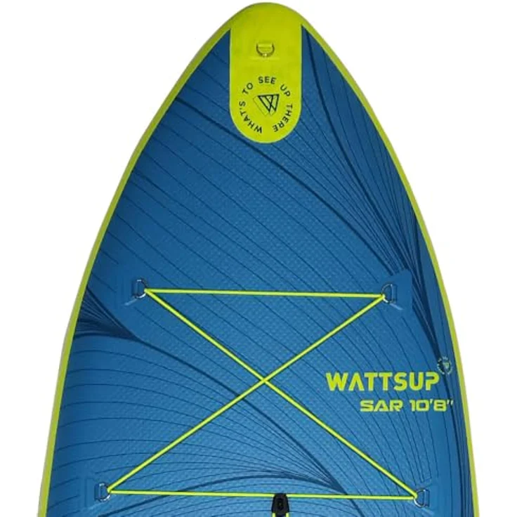 WattSUP Sar 10.8 SUP Board Stand Up Paddle Surf-Board Paddel ISUP 325x84cm, blau – Bild 5