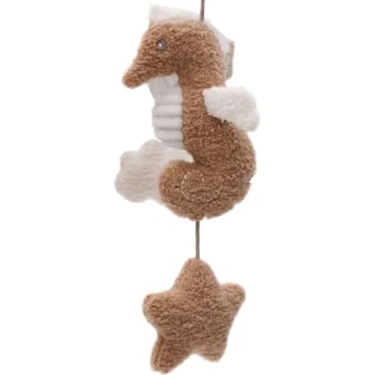 Jollein Baby-Mobile Deepsea, mit niedlichen Meeresbewohnern und verschiedenen Stoffen, Farben: Biscuit, Olive Green und Oatmeal - Preisvergleich – Bild 4