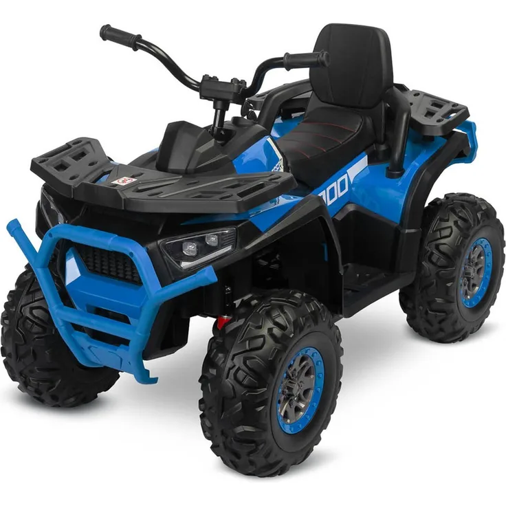 Toyz Terra Geländewagen mit Akku für Kinder, 4x4 Antrieb, Bluetooth Multimedial-Panel, blau