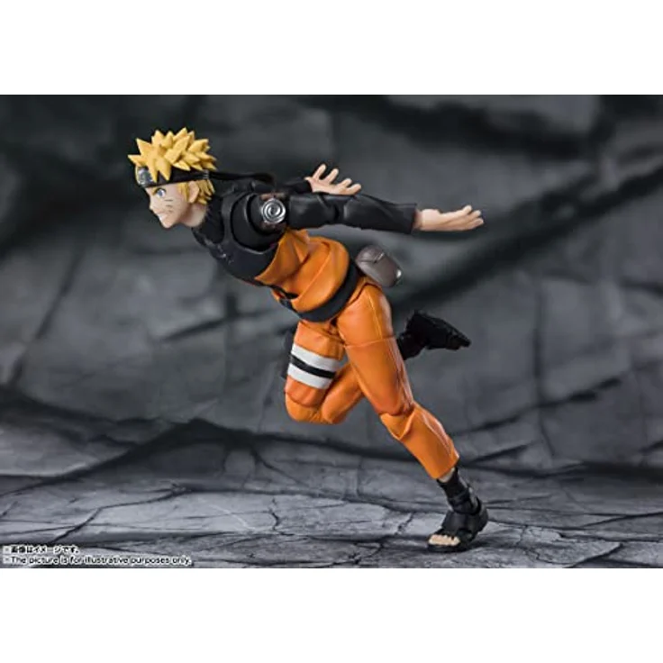 Bandai Tamashii Nations Naruto S.H.Figuarts Actionfigur Naruto Uzomaki, 15 cm, mit Zubehör, The Jinchuriki entrusted with Hope – Bild 8