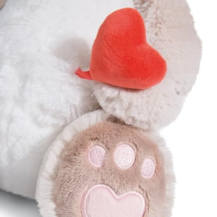 NICI Kuscheltier Love Katze flauschig 25 cm – niedliches Stofftier aus weichem Plüsch zum Kuscheln und Spielen, Plüschtier für Kinder & Erwachsene, 49407, tolle Geschenkidee, beige, 25cm - Preisvergleich – Bild 4