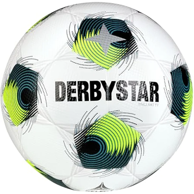 Derbystar Brillant TT, Top-Trainingsball mit Soft Touch, Hightech-PU, extrem strapazierfähig – Bild 1