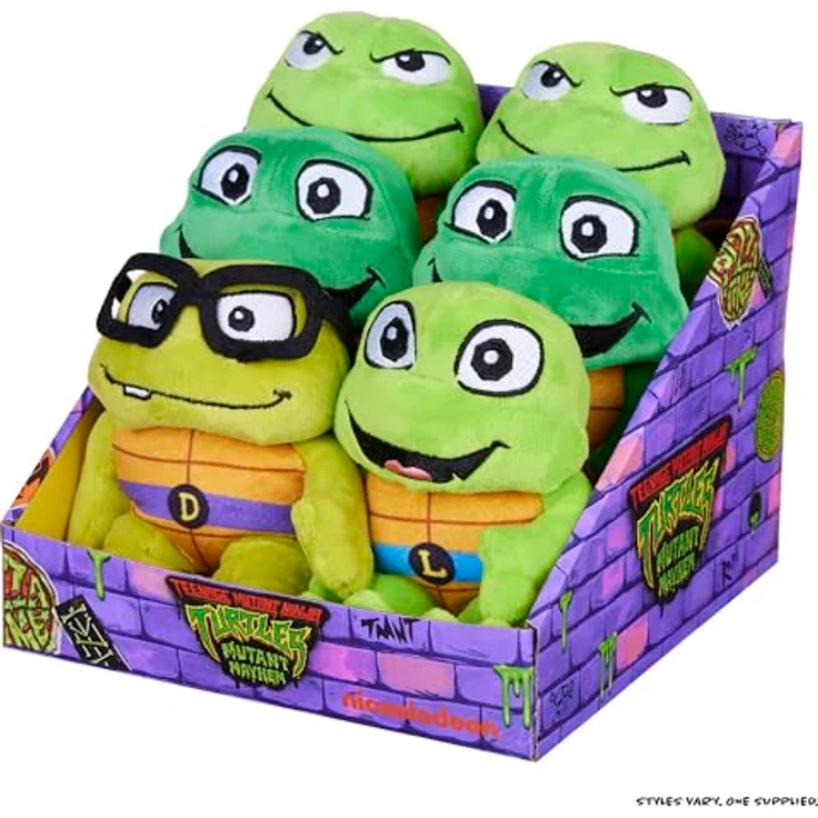 TEENAGE MUTANT NINJA Turtles Mutant Mayhem Donatello Toddler Soft Plush Toy, 6-Inch Tall, Movie Match Design – Bild 4