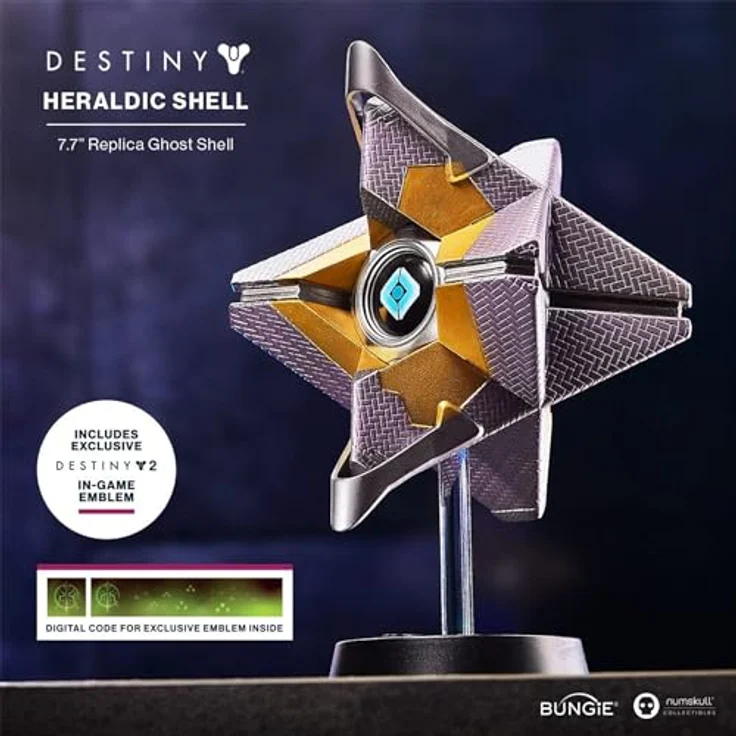 Numskull Destiny PVC Statue Ghost Shell Heraldic, 20 cm Sammelfigur in detailreicher Ausführung – Bild 2