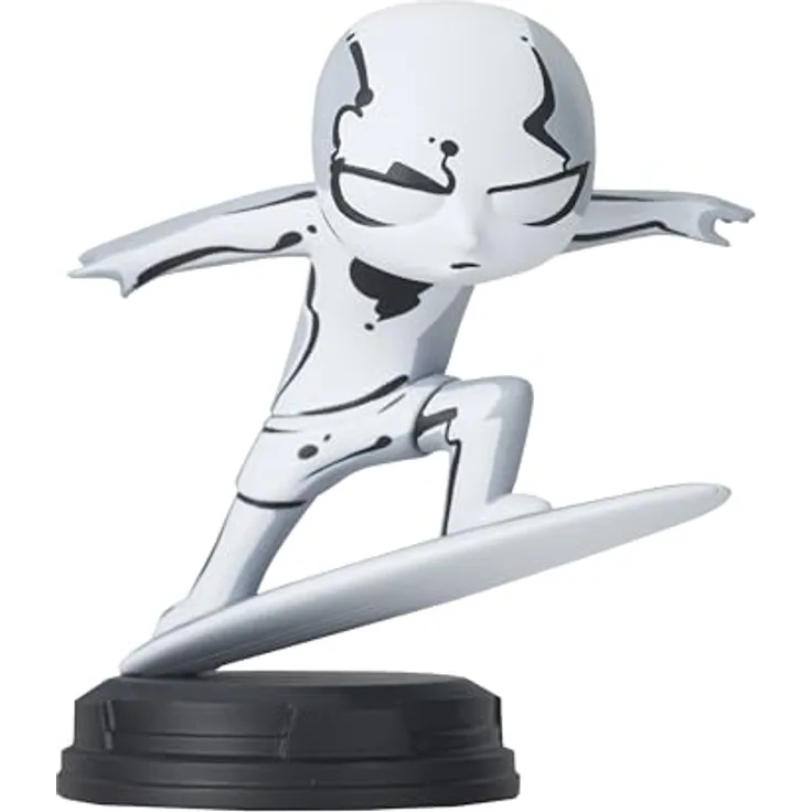 Diamond Select Marvel Animierte Surferfigur, 10 cm Statue aus hochwertigem Harz, limitierte Auflage 3000 Stück