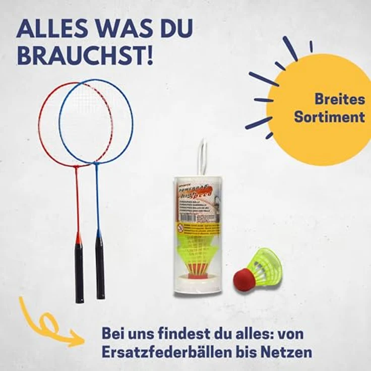 Best Sporting Volleyballnetz Outdoor 4 in 1 I Badmintonnetz 310cm breit I Badminton Netz Garten höhenverstellbar – Bild 6