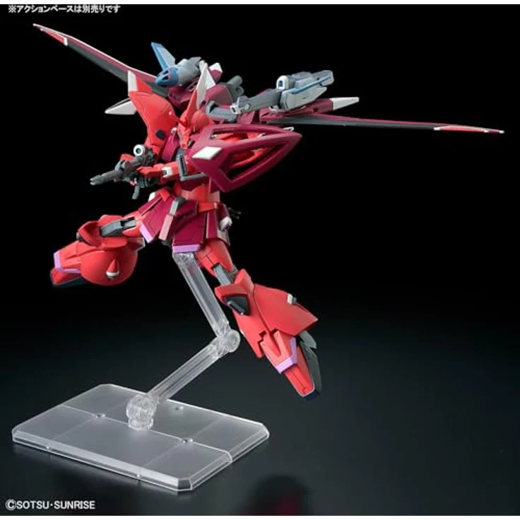 Bandai Action Figur GELGOOG MENACE (LUNAMARIA HAWKE CUSTOM), bewegliche Bausatzfigur mit Seed Action System und Beam Naginata – Bild 5