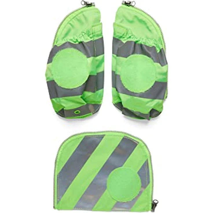Ergobag Zip-Set mit Reflektorstreifen Grün Fluo Seitentaschen ERG-STR-002-213 - Preisvergleich – Bild 1