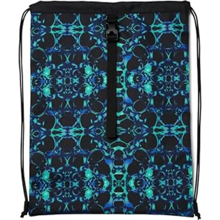 Satch Turnbeutel Gymbag, faltbarer Sportbeutel, Caleido Blue – Bild 2