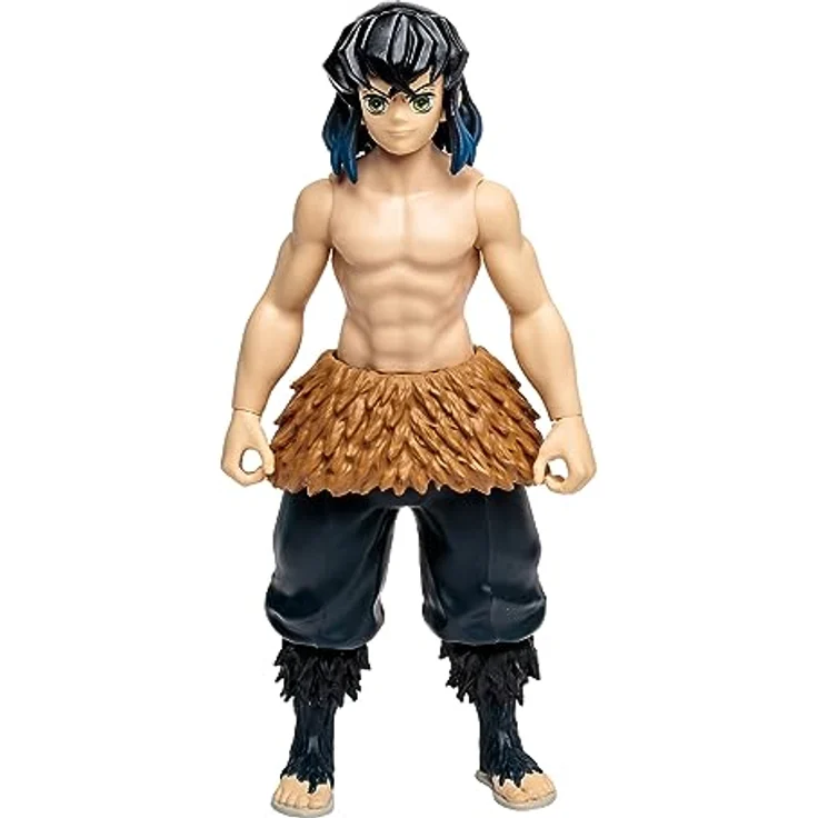 McFarlane Demon Slayer: Kimetsu no Yaiba Actionfigur Hashibira Inosuke, 13 cm, detailreich und beweglich mit Zubehör und Base – Bild 1