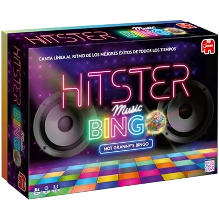 Jumbo Hitster Bingo, Musik Bingo Variante mit über 100 Jahren Hits für alle Generationen