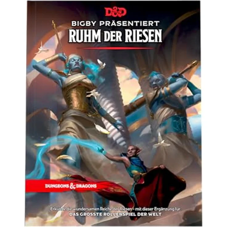 Wizards of the Coast Dungeons & Dragons RPG Bigby präsentiert: Ruhm der Riesen, Erweiterung mit Riesen-Thema und neuen Charakteroptionen, Deutsch – Bild 1