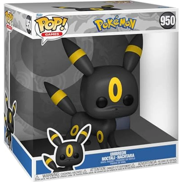 Funko POP! Jumbo: Pokemon - Umbreon - Noctali - Vinyl-Sammelfigur - 10 Zoll Größe - Geschenkidee für Pokemon Fans - Offizielle Handelswaren – Bild 2