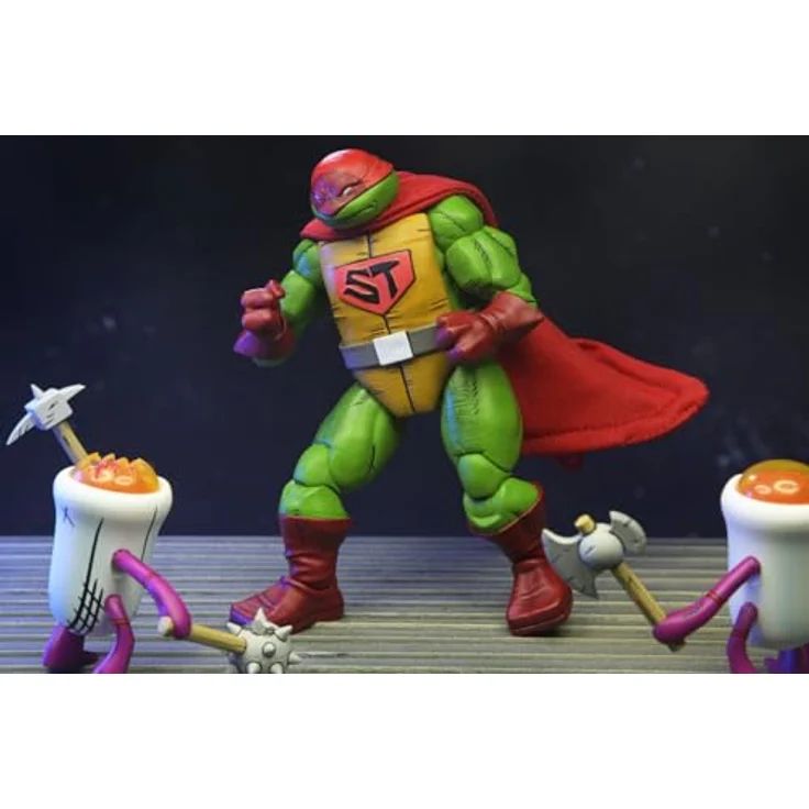 NECA Teenage Mutant Ninja Turtles (Mirage Comics) Actionfigur Super Turtle, 18 cm mit Zubehör, Fensterbox – Bild 2
