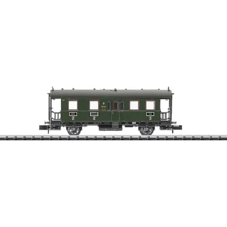 MiniTrix 18962 N Personenwagen BCi der DRB Gruppenverwaltung Bayern, Modell mit Kurzkupplung, 74 mm Länge über Puffer – Bild 2