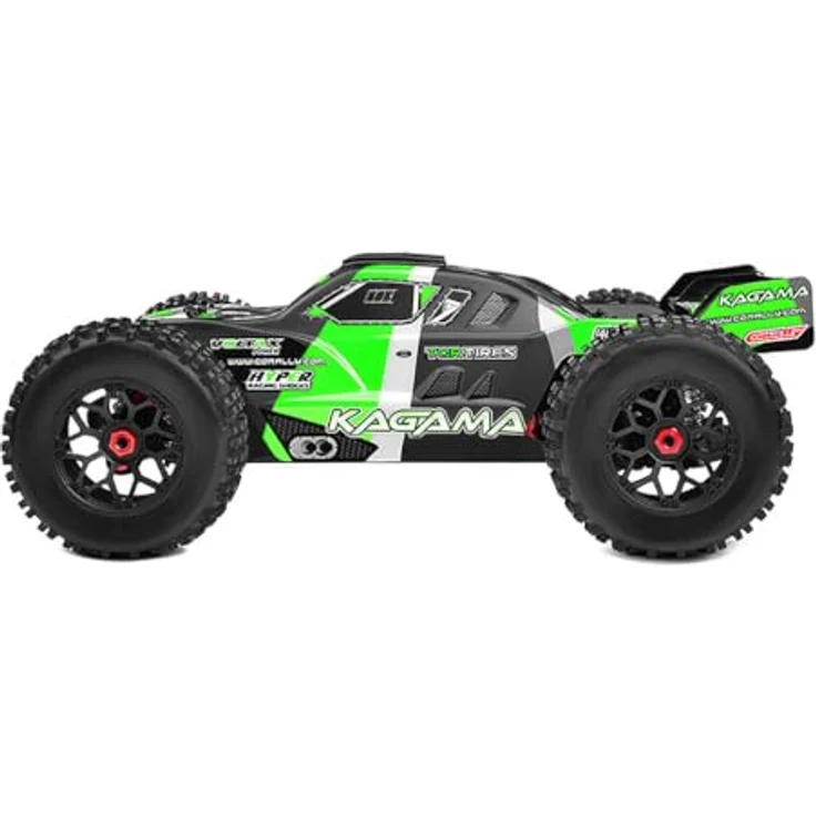 Corally RC Auto KAGAMA XP RTR Rot 4WD 1:8 Monster Truck 6S Brushless Power - No Electronics Roller – Bild 2