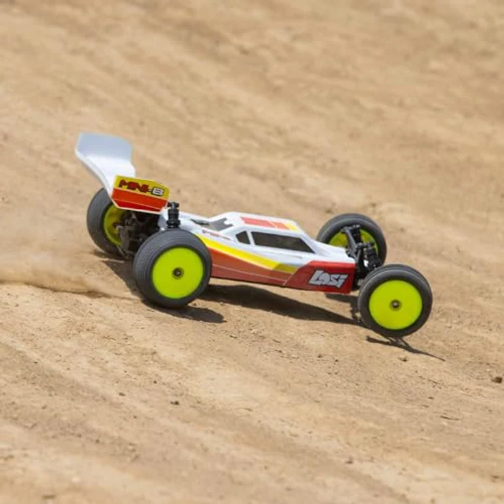 Losi 1/16 Mini-B 2 Radantrieb Buggy Brushless RTR Rot LOS01024T1 – Bild 4