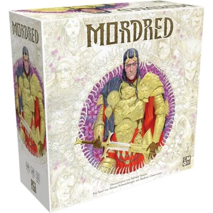 CMON Mordred, Strategisches Area Control Spiel für 2-4 Spieler, ab 14 Jahren, 90 Minuten, Deutsch mit 63 Miniaturen und asymmetrischen Fraktionsfähigkeiten – Bild 1