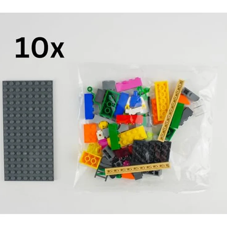 Stein-Experte Lego® SERIOUS Play® Innovations-Set – 10 Beutel + 10 Stück 8x16 Bauplatten für kreative Workshops & Team-Building, visionäre Ideenplattform – Bild 3