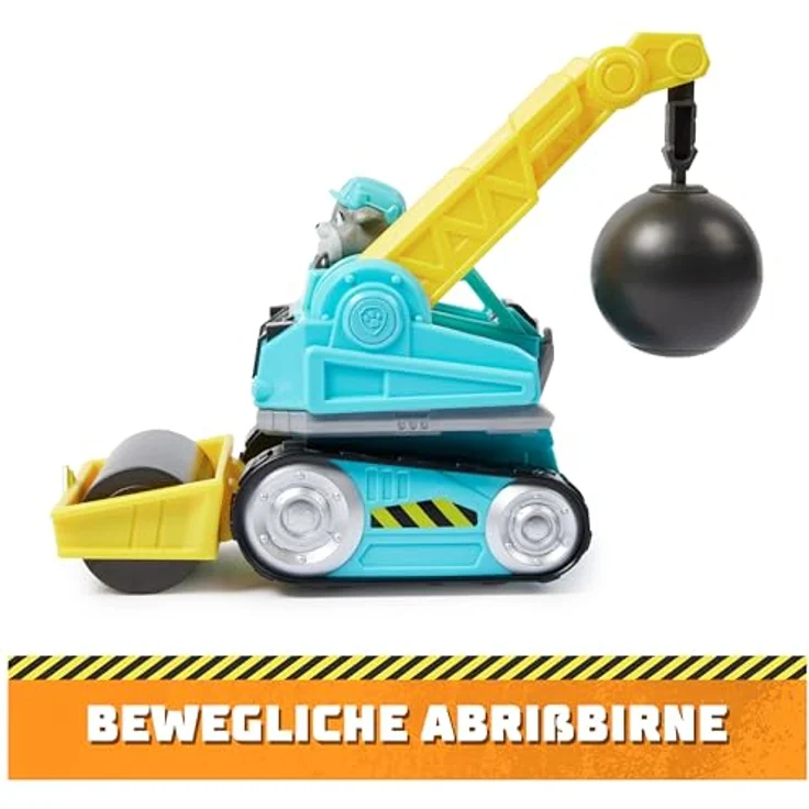 Spin Master Rubble & Crew, Spielzeug-Auto mit Abrissbirne und Motor für Kinder ab 3 Jahren, detailreiches Baufahrzeug – Bild 3