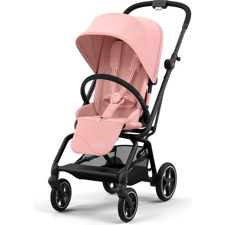 Cybex Sportbuggy Eezy S Twist, Ergonomische Liegeposition mit integrierter Beinstütze, 2 Silver Frame