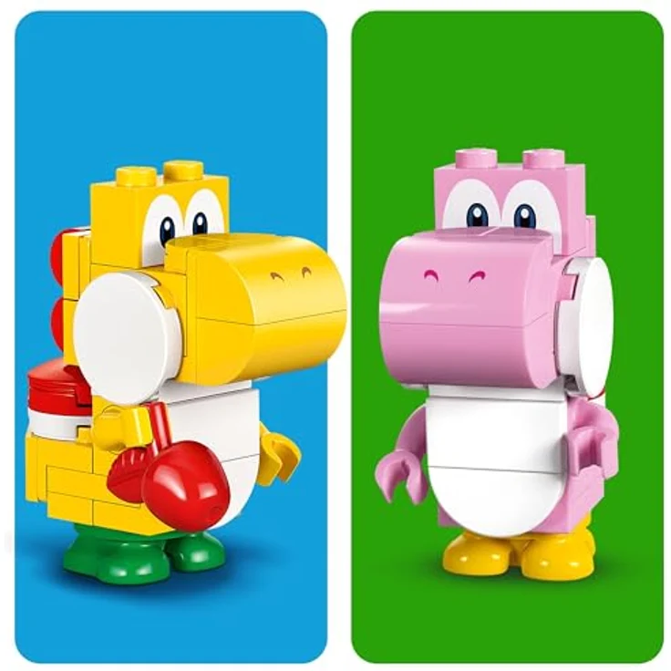 LEGO Super Mario Yoshis Wilder Wald – Erweiterungsset mit 2 Yoshi-Figuren, interaktives Rollenspiel-Spielzeug für Kinder ab 6 Jahren 71428 - Preisvergleich – Bild 4