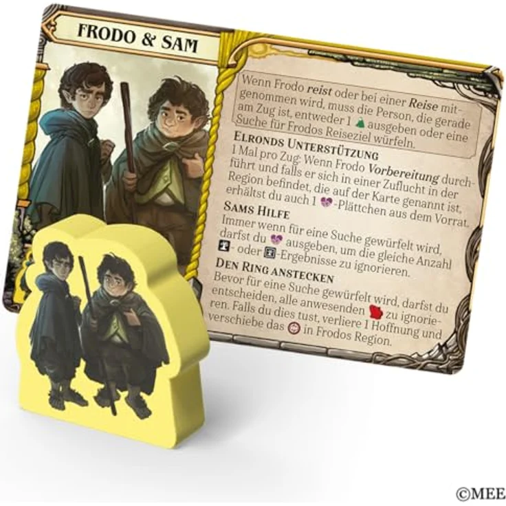 Z-Man Games Der Herr der Ringe: Das Schicksal der Gemeinschaft, kooperatives Strategiespiel im Pandemic-System für 1-5 Spieler, deutsche Version – Bild 3