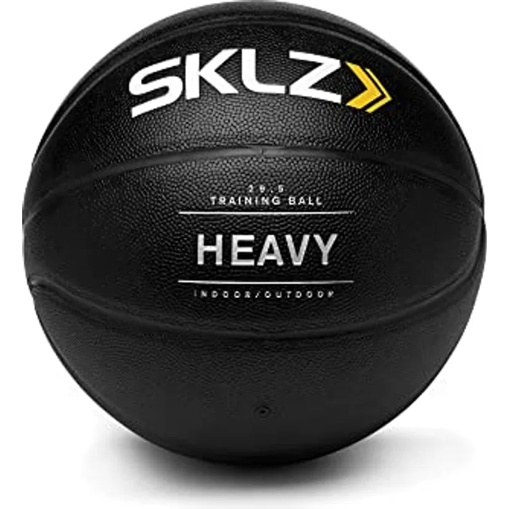 SKLZ Heavy Weight Control Basketball-Schwerer Trainingsball Basketballtrainer, Schwarz, One Size