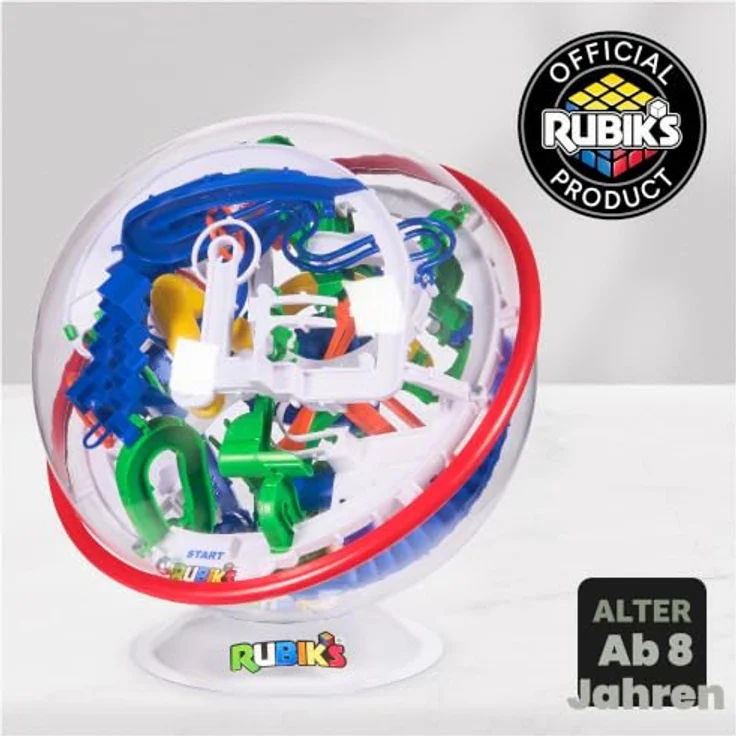 Rubiks Tracks 125 Epic, 3D-Brettspiel mit 125 Herausforderungen und drehbarem Tracks-Sphere – Bild 3