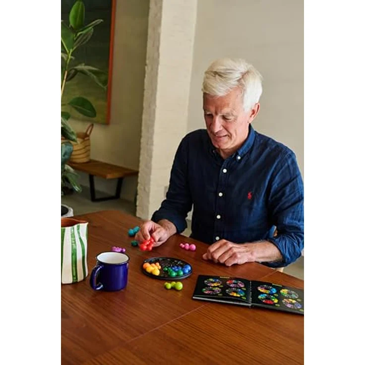 SmartGames IQ-Deluxe Circle, Brettspiel mit 120 Herausforderungen für 1 Spieler, ideales Reisespiel für Erwachsene – Bild 4