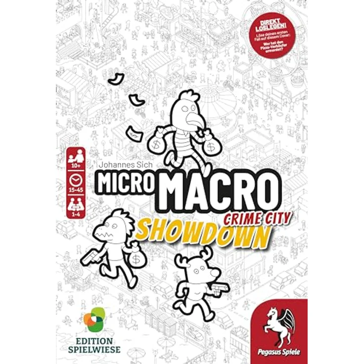 Pegasus Spiele 59064G MicroMacro: Crime City 4 – Showdown (Edition Spielwiese) – Bild 3