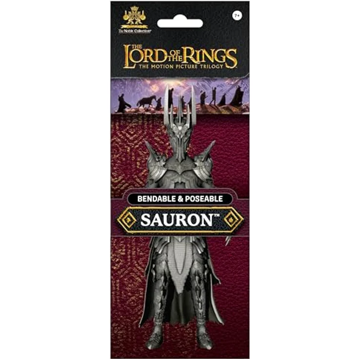 The Noble Collection Biegbarer Sauron, Sammelfigur aus Der Herr der Ringe, ca. 19,1 cm groß, beweglich und detailliert – Bild 1