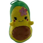 soma Kuscheltier süße Avocado 15 cm Lebensmittel Früchte grün Gesicht (1-St), avocado kuscheltier avocado kissen Plüschkissen