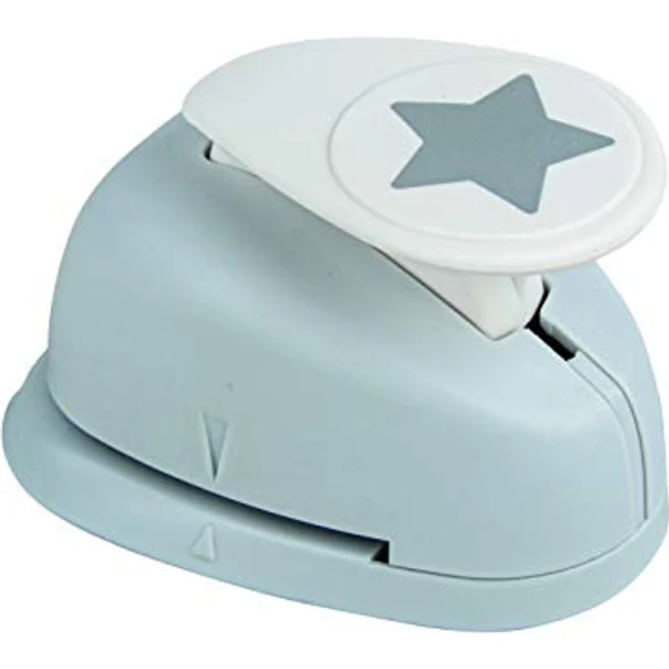 Rayher Hobby 89793000 Motivstanzer Stern, ø 2,54 cm- 1 Zoll, geeignet für Papier/Karton bis zu 200g/m² - Preisvergleich – Bild 1