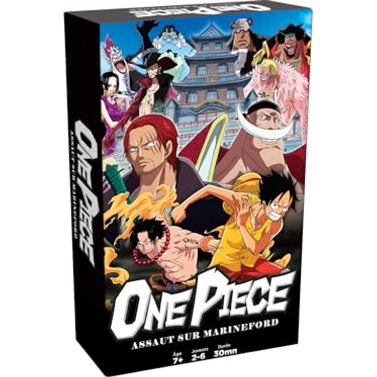 Topi Games One Piece – Assaut auf Marineford – Strategisches Brettspiel für 2 bis 6 Spieler, ab 7 Jahren, 476 Karten, Piraten oder Marines – Bild 1
