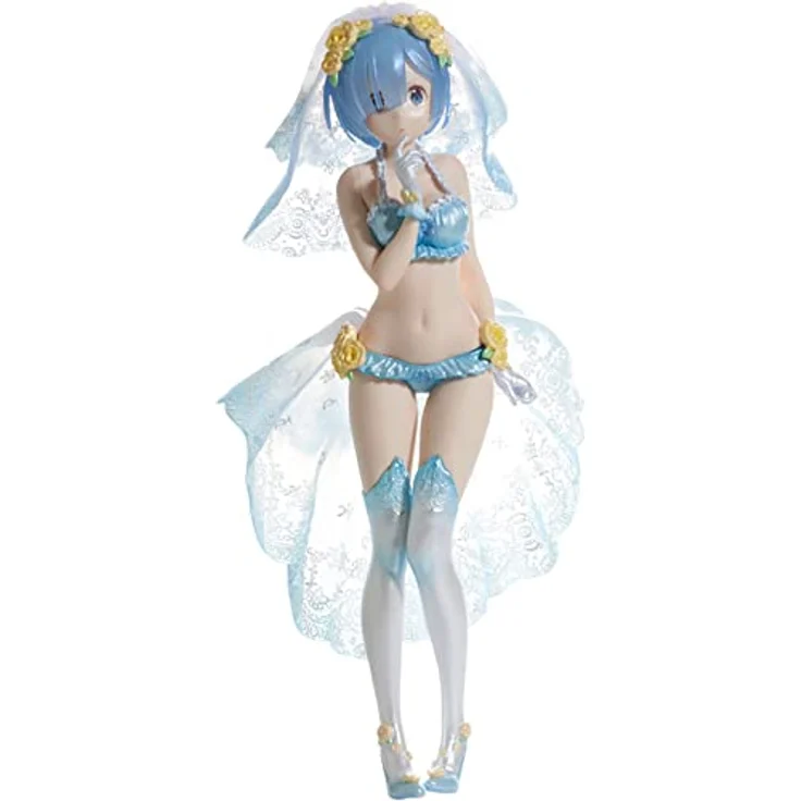 BANPRESTO Actionfigur Rem - Re:Zero - Starting Life In Another World Chronicle Exq, 22 cm, langlebig, mehrfarbig, BP18223 – Bild 1