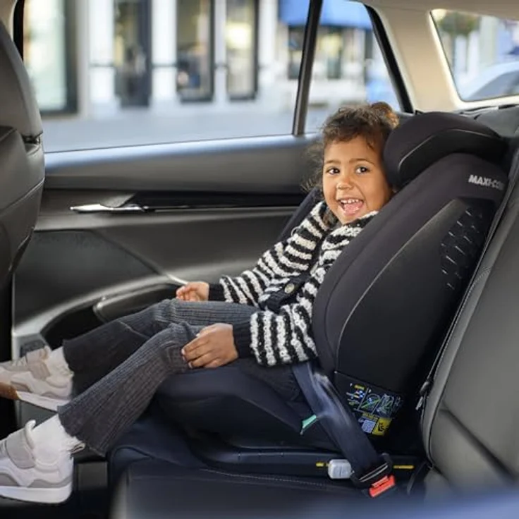 Maxi-Cosi Kindersitz RodiFix S i-Size, mit G-Cell Seitenaufprallschutz & Isofix, Tonal Black – Bild 9