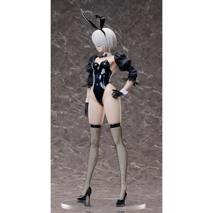 FREEing NieR Automata Ver. 1.1a 2B [Yoruha 2 Typ B] Bunny Ver., 1/4 Maßstab Sammelfigur aus Kunststoff mit Podest, ca. 19,75 Zoll hoch – Bild 4
