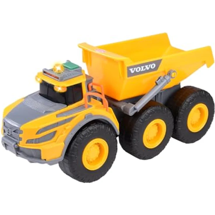Dickie – Volvo Kippkipper mit Gelenk, 23 cm – Baustellenfahrzeug – Spielzeug für Kinder ab 3 Jahren – 203723007S06 – Bild 1