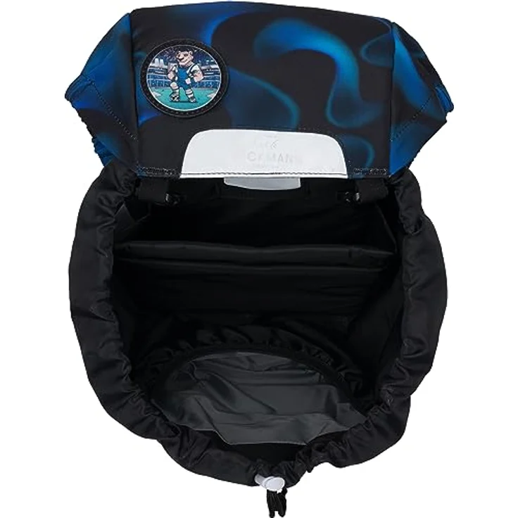 Beckmann Schulranzen Classic, 6tlg. Set in Blau, inkl. Sportrucksack, Federmäppchen und Schlamperrolle, ergonomisch – Bild 6