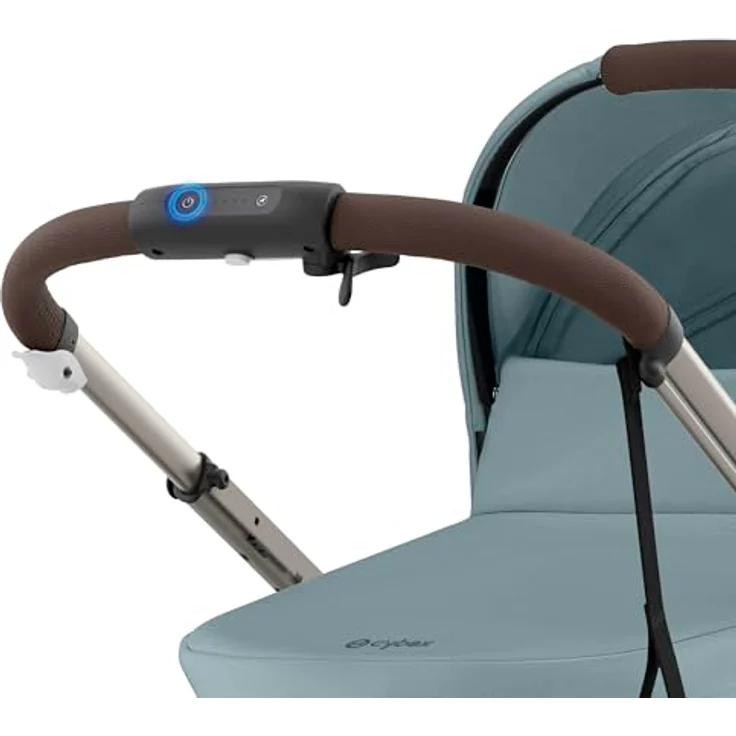 Cybex eGazelle S, Kinderwagen mit E-Antrieb, Wiegefunktion und großer Traglast, schwarz – Bild 5