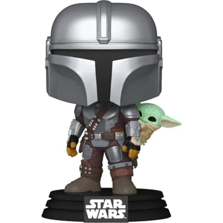 Funko POP! Star Wars: The Mandalorian and Grogu - Sammelbare Vinylfigur, 9,5 cm, hochwertiges Vinyl, ideales Geschenk für Fans von Mandalorian und Grogu – Bild 2