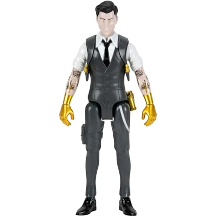 Fortnite FNT1609 Victory Midas, 30 cm Actionfigur mit 7 Gelenkpunkten und Bonus-Code für virtuellen Artikel – Bild 3