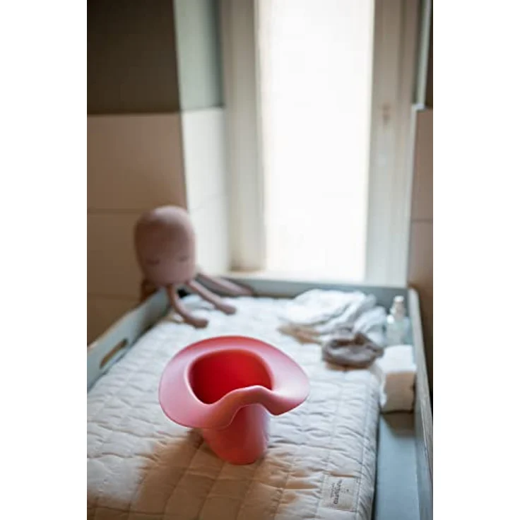Kindsgut Abhaltetöpfchen für Babys, Babytopf WC/Klo, hochwertige Qualität und dezente Farben, abhalten und windelfrei, altrosa – Bild 2